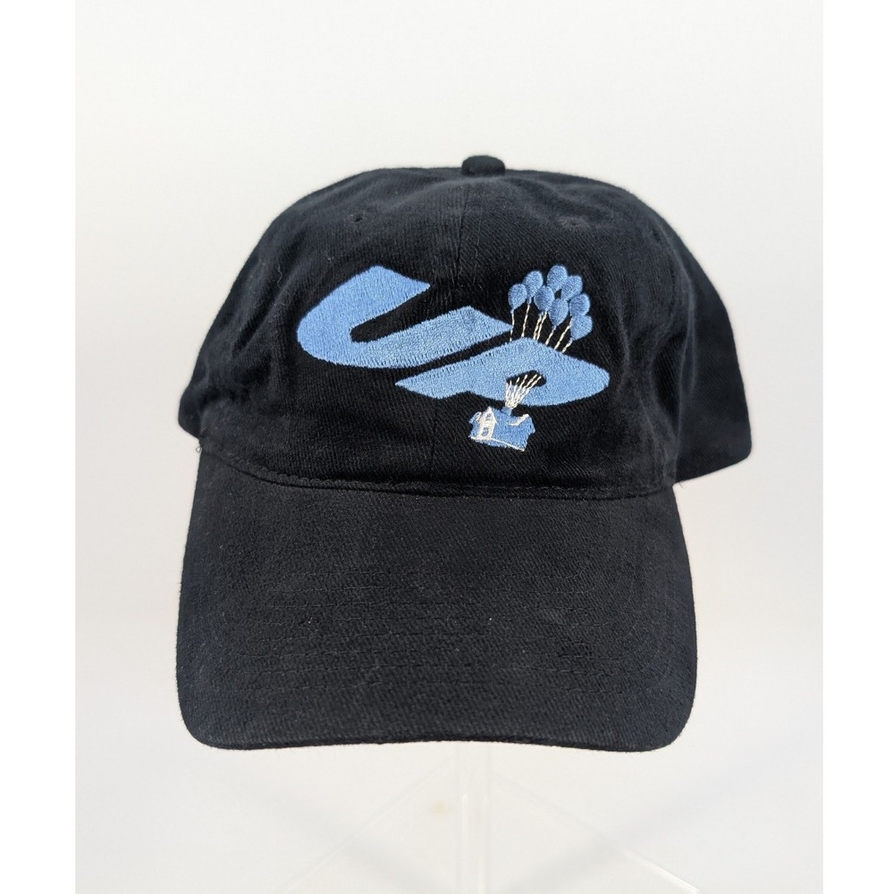 RARE Disney Pixar Up Movie Crew Hat Otto Embroidered Black Cap